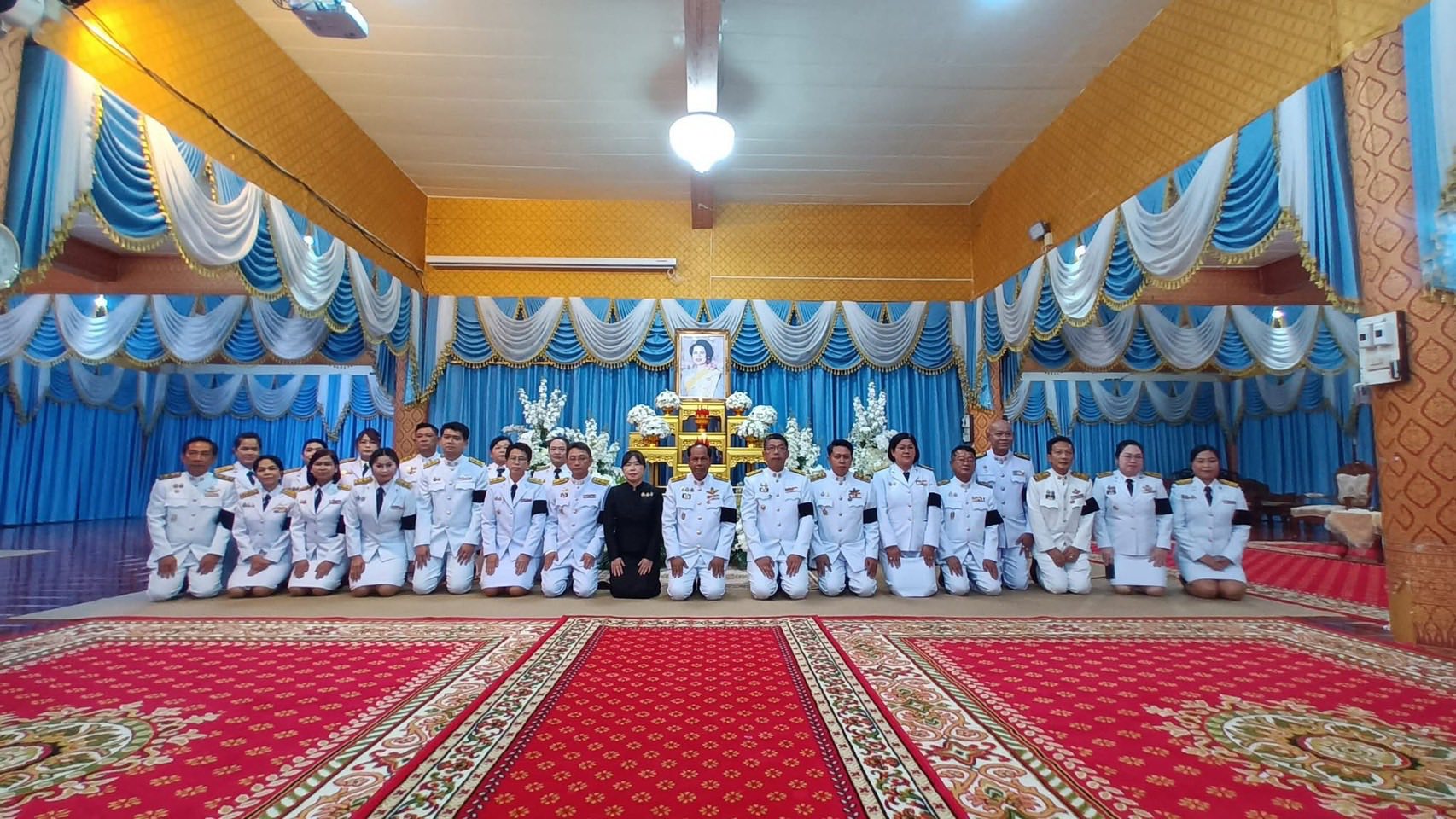 สำนักงานพัฒนาชุมชนจังหวัดประจวบคีรีขันธ์ร่วมพิธีบำเพ็ญกุศลสัตตมวาร 7 วัน เพื่ออุทิศถวายพระราชกุศลแด่ สมเด็จพระนางเจ้าสิริกิติ์ พระบรมราชชนนีพันปีหลวง