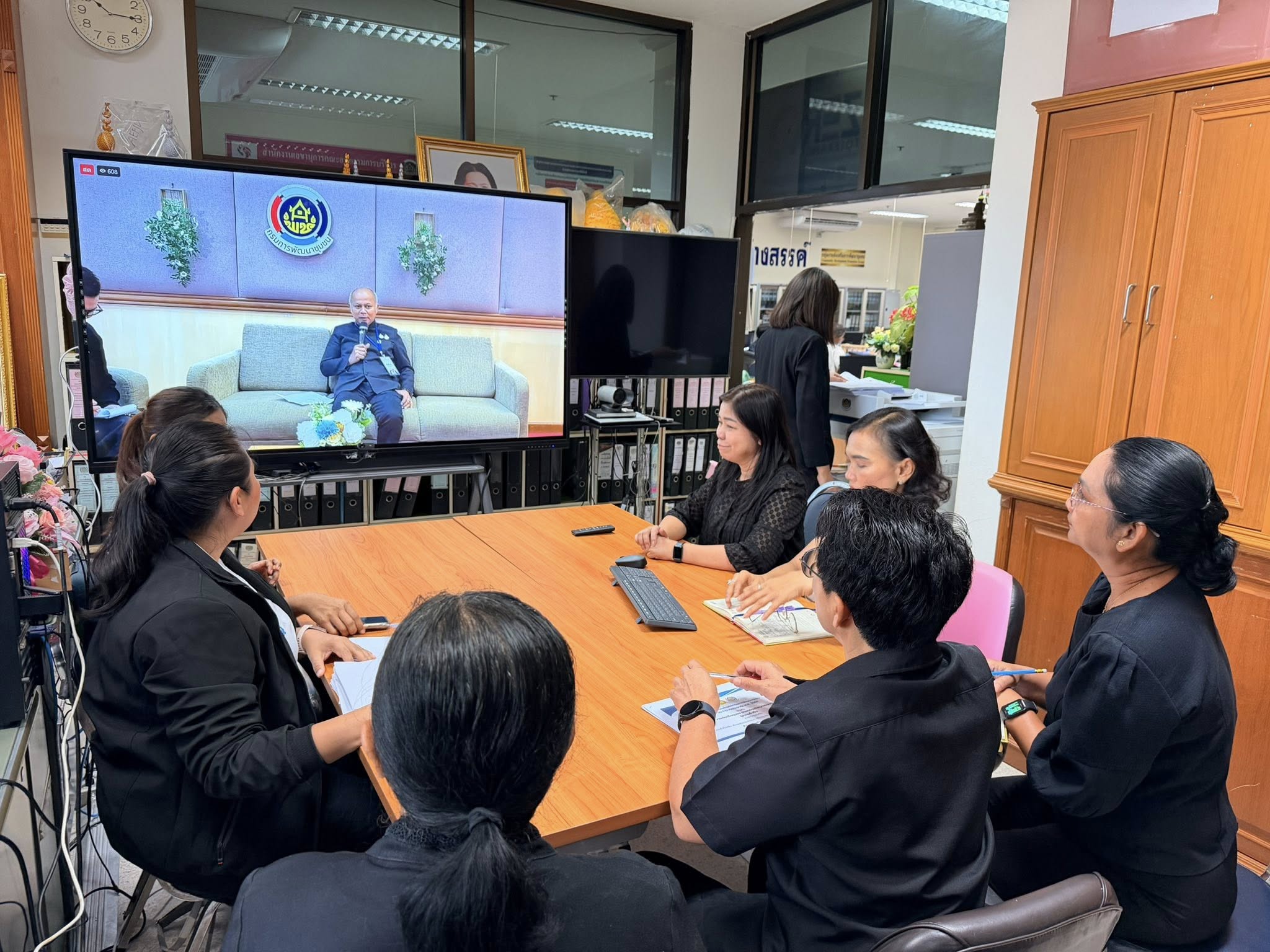 พช.ประจวบคีรีขันธ์ ร่วมประชุมขับเคลื่อน 5+1 ประเด็นเน้นย้ำ ของกรมการพัฒนาชุมชน ประจำปีงบประมาณ พ.ศ. 2569